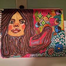 Boho floral abstract drawing ✨✨