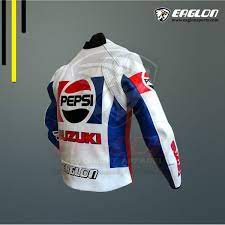 Pepsi Suzuki Motogp 1988 Leather Riding Jacket Eaglon Sports Leather Riding Jacket Riding Jacket Suzuki