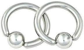Cavom Net Captive Bead Ring Black Titanium Ip Easy Pop Out Cbr For Prince Albert Piercing Fashion Jewellery Watches