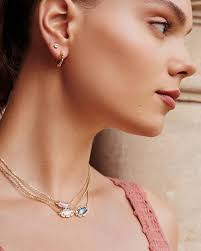 Grayson Kendra Scott Ivory Mother Of Pearl Necklace Kendra Scott Elisa Gold  Texas Necklace In Ivory