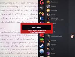 If you hold down the right shift key for 8 . Asus Rog Pg349q Keys Locked Please Help