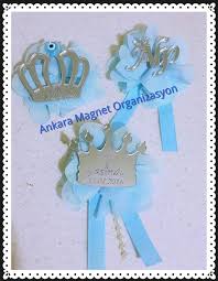 kral taci isimlik pleksi erkek bebek magnet magnet bebek dogum gunu