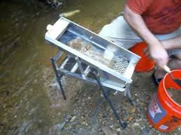 Running My Mini Gold Hog Sluice And A Mini Highbanker At Alabama Gold Camp Youtube Gold Mining Equipment Gold Sluice Gold