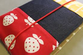 Fabric (make sure you can't see the cover through the fabric). Fabric Book Cover Smo Design