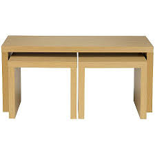 How to style your coffee table so much more than a surface for mugs and tv remotes, a coffee table offers all sorts of potential to brighten up your lounge. Ancona Long John Coffee Table Nest In Oak Coffee Side Tables Asda Direct Table Coffee Table Oak