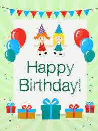 Today i will be sharing with you some of the amazing ideas to make your own birthday cards for anyone. Birthday Party With Friends Card For Kids Birthday Greeting Cards By Davia