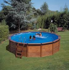 Piscine Hors Sol Gre Nature Pool Ronde Dia 5 90m Pas Cher Sur Piscineo