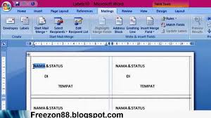 1212019 daftar isi pilih menu labels new label detail label baru hasil label 121 kenapa label nomor 121. Print Label Undangan Di Ms Word Dengan Menggunakan Database Ms Excel Youtube