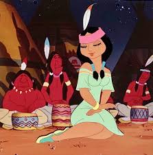 Princess Tiger Lily Walt Disney S Peter Pan Rko 1953 Native American Girl Animation Cel And Background Animation Animated Drawings Peter Pan