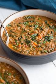 Easy Lentil Soup With Kale And Bacon Will Cook For Friends Recipe Lentil Soup Easy Lentil Soup Recipes Recipes