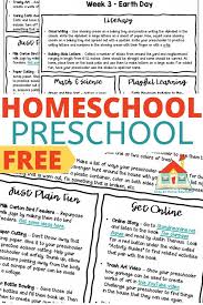 Distance Learning Free Homeschool Lesson Plans For Preschool In 2020 Homeschool Lesson Plans Preschool Lesson Plans Homeschool Preschool Lesson Plans