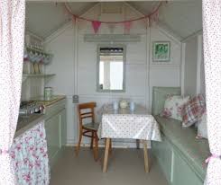 Beach Hut Beautifully Decorated In A Vintage Country Style Beach Hut Interior Beach Hut Shed Beach Hut