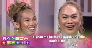 The present and the future pala 'to! 😝 #RainbowRumble