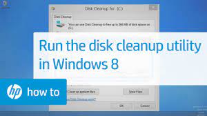 Unplug your computer or its components before cleaning them. Running The Disk Cleanup Utility In Windows 8 Hp Youtube