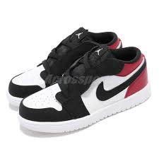Details About Nike Jordan 1 Low Alt Td I Aj1 Black Toe Red Toddler Infant Shoes Ci3436 116