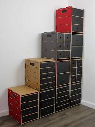 Stufenregal Fur Die Papierablage Im Buro Archivbox In 2020 Ablagesystem Werkhaus Schliessfacher