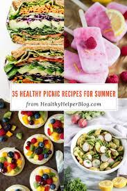 35 Healthy Picnic Recipes For Summer Healthy Picnic Foods Picnic Foods Healthy Picnic