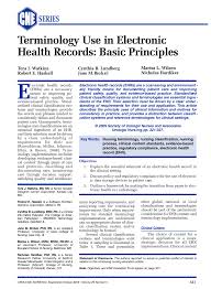 pdf terminology use in electronic health records basic