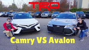 Perché toyota avalon (2018) é meglio di toyota camry (2018)? 2020 Toyota Avalon Trd Vs 2020 Toyota Camry Trd Youtube