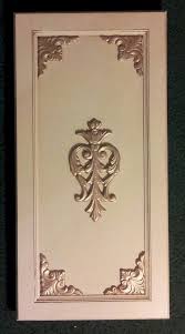 Crowned Acanthus With Ornate Corners On Kitchen Cabinet Door Appliques Are Applied With Gl Refacing Kitchen Cabinets Diy Cabinet Doors Bedroom Furniture Redo