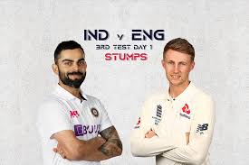 Can find england vs wi at headingly 2000, which was reported as first since nz vs england auckland 1955: India Vs England 3rd Test Day 1 Stumps Follow Live Updates