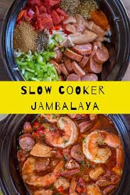 Slow Cooker Jambalaya Recipe With Images Slow Cooker Jambalaya Jambalaya Recipe Jambalaya Recipe Easy