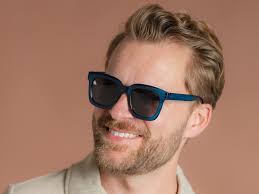 Sunglasses Polarised 'Jamie' Blue- Goodlookers