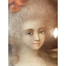 French Artist, Portrait, 18th Century, Pastel Drawing, Framed