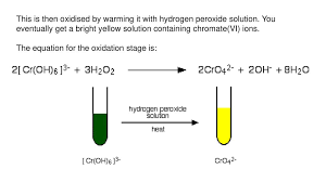 Na3cr(oh)6 is a reducing agent, h2o2 is an oxidizing agent. Do Now Knowing What You Already Know Write Out The Reaction Between Hexaaquachromium Iii Ion And Aqueous Sodium Hydroxide Knowing What You Already Ppt Download