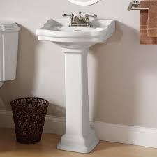 small pedestal sink, pedestal sink bathroom