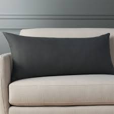 Types of pillows for chairs. 11 Long Lumbar Pillows For A Stylish Bed Apartment Therapy