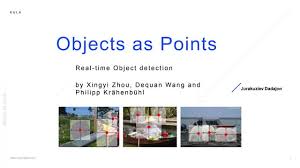 Objects as points