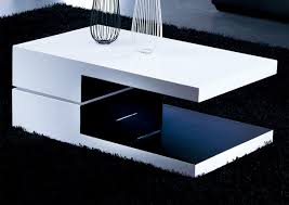 Coffee tables are usually a decorative piece. White And Black Rectangular High Gloss Contemporary Coffee Table Knoxville Tennessee Ah8435