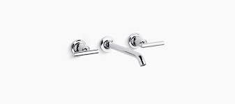 Get free shipping on qualified clearance bathroom faucets or buy online pick up in store today in the bath department. K T14415 4 Purist Wall Mount Sink Faucet Trim Lever Handles Kohler