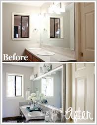 Bathroom Mirror Makeover With Mirrormate Ask Anna Bathroom Makeover Bathroom Mirror Makeover Bathroom Mirror Frame