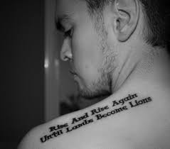 Rise And Rise Again Until Lambs Become Lions Meaning Rise And Rise Again Until Lambs Become Lions 3 Band Tattoo Designs Arm Band Tattoo Tattoos
