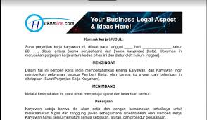 Maybe you would like to learn more about one of these? Surat Perjanjian Kerja Karyawan Template Dan Contohnya Hukum Line