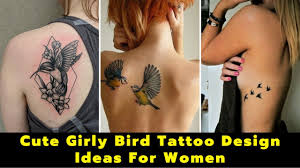 Abstract bird tattoos are becoming fashionable day by day. Cute Girly Bird Tattoo Design Ideas For Women Feminine Bird Tattoo Designs Ideas Girls Youtube