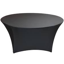You can enjoy slick & tight feelings on your skin for every occasion for fun. Spandex Fitted Table Cover 60 Round Black