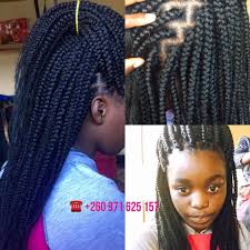 African hair braiding styles : Kids Box Braids K150 You Need 5 Darling Blue Crystal Salon Barbershop Facebook