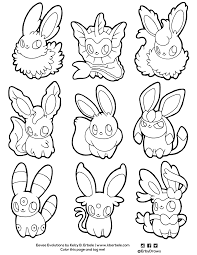If your child loves interacting. Erbydraws Eeveelution Coloring Page The File Is On My