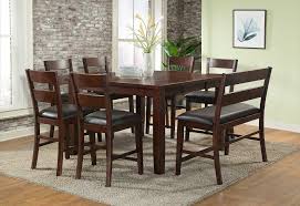 These types of dining sets have a more unique and casual look, while also offering extra leg room for guests and a great space for socializing. Viola Heights Collection Vh2500 Dining Table Set Dining Table In Kitchen Extendable Dining Table Bar Height Dining Table