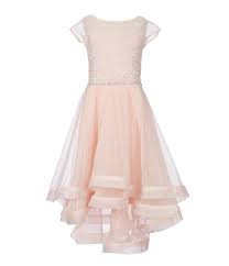 xtraordinary big girls 7 16 cap sleeve lace tulle fit and flare dress dillards