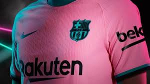2000 psg away retro soccer jersey. Messi And Ansu Fati Star In New Barcelona Third Pink Kit Launch As Com