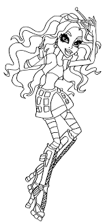 Robecca Steam Monster High Coloring Page Coloring Pages Coloring Pictures Colouring Pages