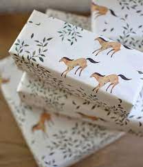 Wrapping Paper Horse Wrapping Paper Design Gift Wrapping Paper Christmas Wrapping Diy