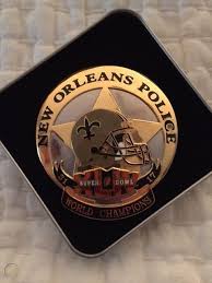 Show off your identification at work, vip lounges, and backstage at exclusive events with badges from zazzle. Nopd New Orleans Police Saints Super Bowl Xliv Badge Louisiana 1846279784