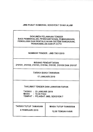 Informasi jadwal sholat di jakarta dan kota surabaya bisa dicek di situs ini. Pelawaan Tender Bagi Pembekalan Penghantaran Pemasangan Pengujian Pentauliahan Sistem Rangkaian Pengkabelan Ip Cctv Badan Pengurusan Bersama Jmb Pk Sek 7 Committee