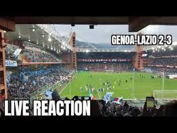 2020, le score du match est de 2 à 3. Da Impazzire Genoa Lazio 2 3 Spietati Live Reaction Settore Ospiti Youtube