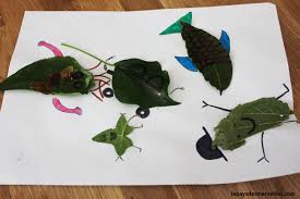 L'activité manuelle maternelle est idéale pour apprendre à un enfant à construire de ses mains un objet, réaliser une peinture, en bref : Premier Bricolage D Automne Collage De Feuilles D Arbre Le Pays Des Merveilles